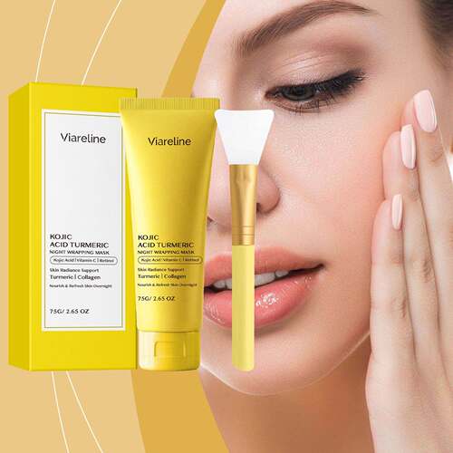 VIARELINE Kojic Acid and Turmeric Peel-Off Mask - A gentle,