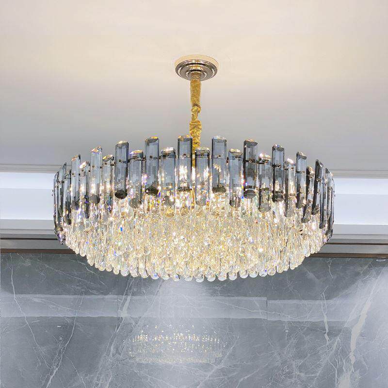 轻奢客厅水晶吊灯现代简约大厅主灯北欧餐厅卧室中山灯具家装灯饰