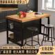 开 中岛台厨房餐桌柜实木小吧台隔断可移动料理台餐柜桌一体 放式