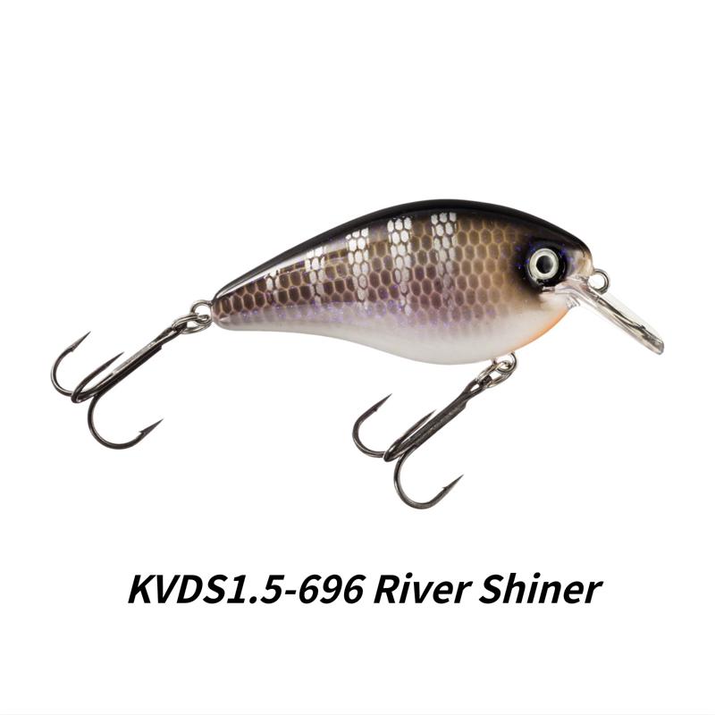 Strike King美国进口 KVD Squarebill 1.5 方舌板摇滚小胖子 静音