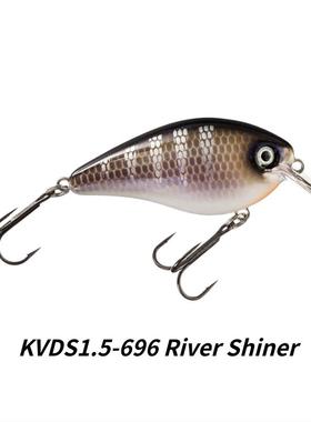 Strike King美国进口 KVD Squarebill 1.5 方舌板摇滚小胖子 静音