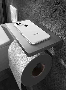 卫巾生JRY136间全铜实心手卷纸架免打纸盒酒孔店纸巾厕纸架壁挂置