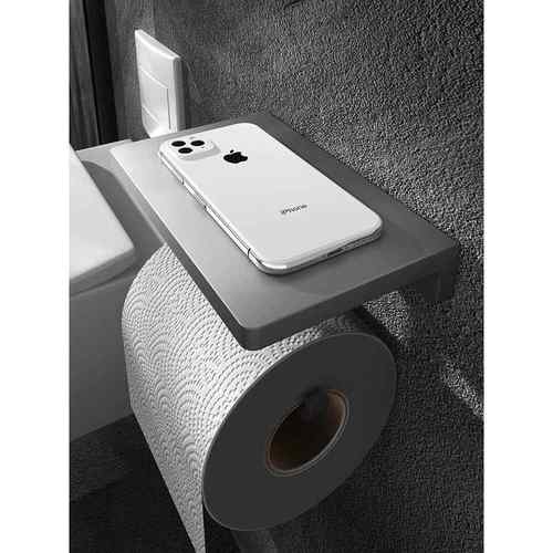 卫巾生JRY136间全铜实心手卷纸架免打纸盒酒孔店纸巾厕纸架壁挂置