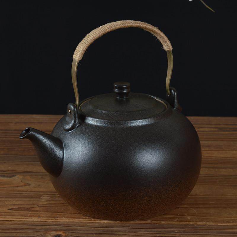 大容量家用陶壶明火陶瓷烧水壶天燃气灶煤气炉电陶炉煮茶提梁茶壶