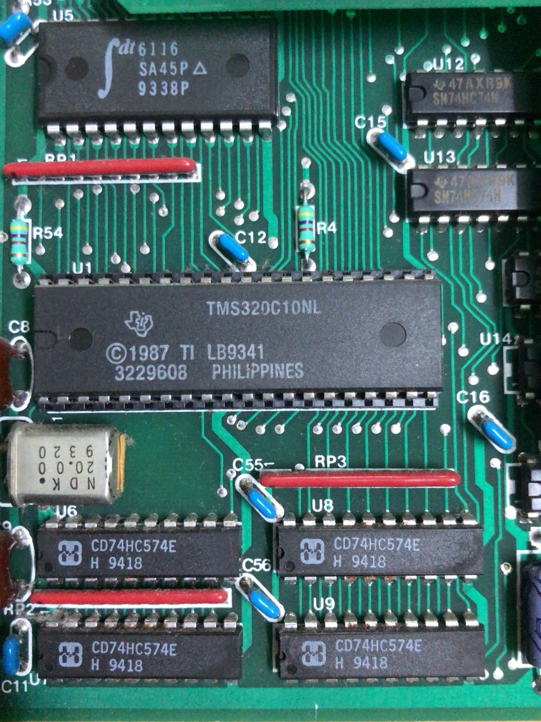 重镀金镀银板 带精密元件 带很多芯片 ms6264l-10p