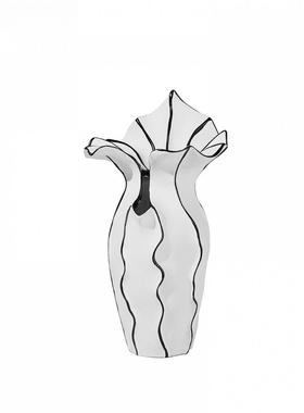 爆款中古法式客厅茶几插干花瓶花器餐厅售楼处别墅简约摆件