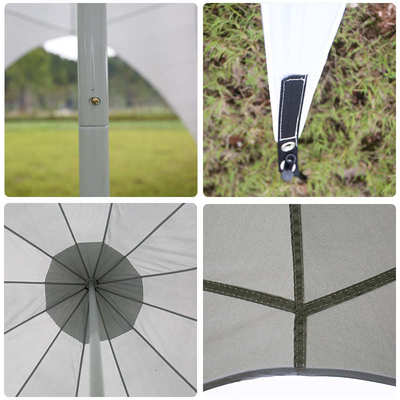 户外凉棚防雨营地六角多人野餐sibada帐篷防帐篷天幕沙滩