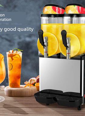 东北融雪机商用双缸Xc224全自动自助冰沙冷饮机