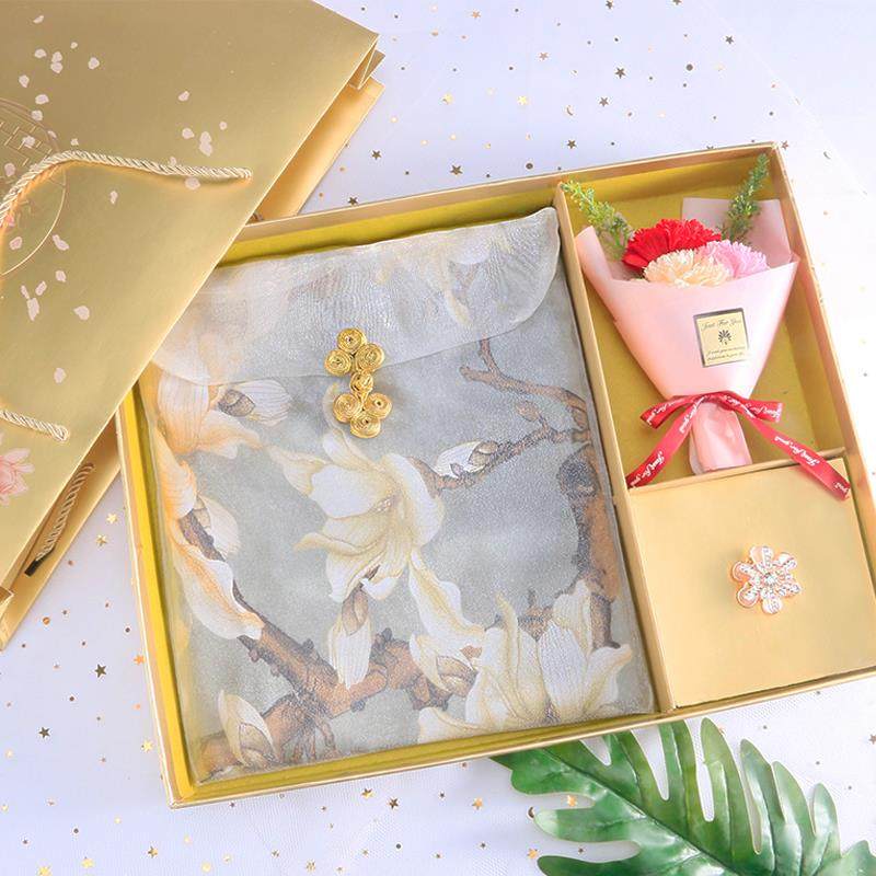 正品母亲生日礼送妈妈丈母娘婆婆丝节巾实用档送礼物长辈见面礼高