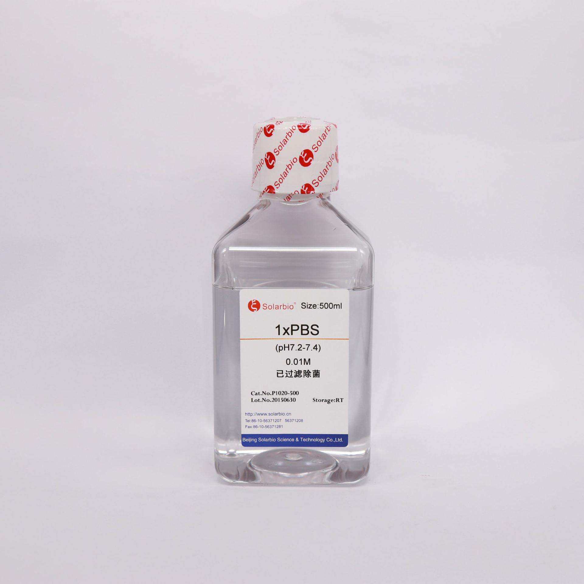 P1020 1×PBS缓冲液(pH7.2- 7.4) 500ml PBS 磷酸盐缓冲