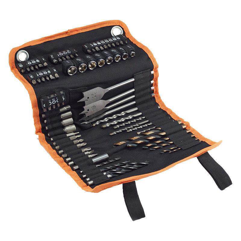 大有电钻附件73件套电动工具开孔器冲击螺丝批头钻头套装电钻通用