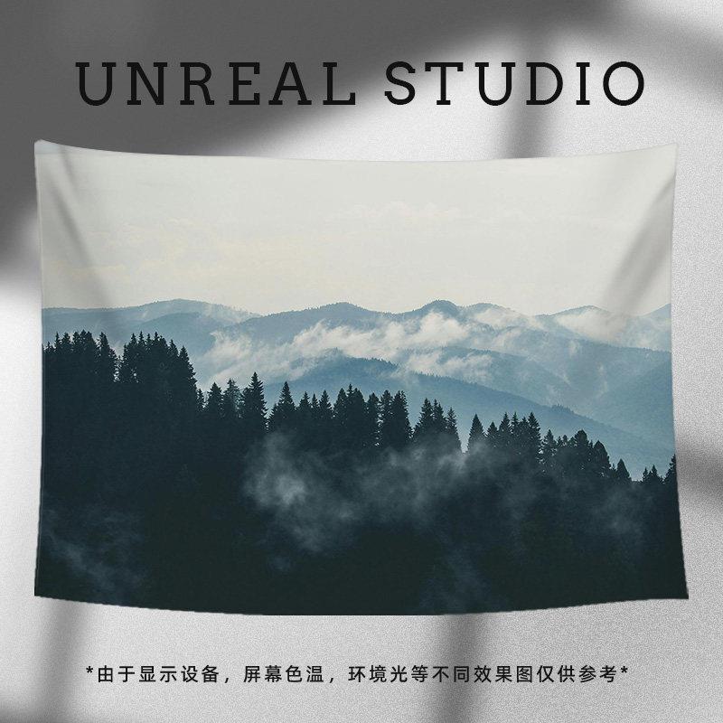 【森林】挂布墙布ins风背景布风景树木床头宿舍房间装饰卧室挂毯