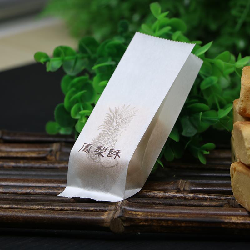金凤梨酥包装袋凤梨酥棉纸包装袋饼干糕点机封包装纸袋100只装