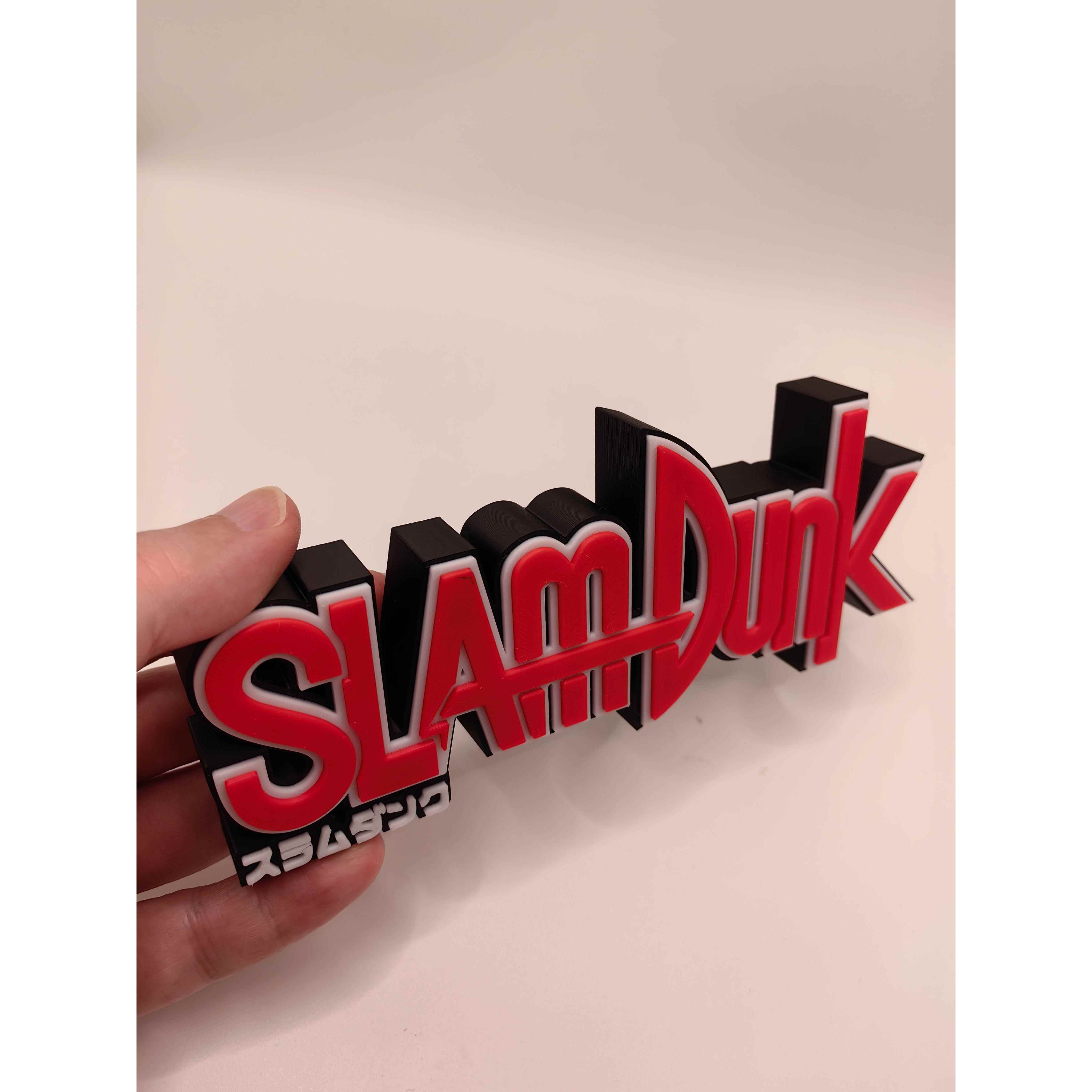 灌篮高手 篮球飞人 SlamDunk Logo 立牌 招牌 手办 高颜值 摆件