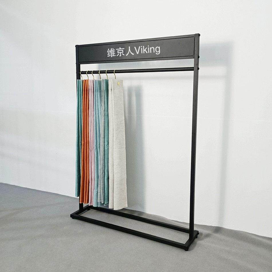 窗帘样布加厚展示架家用纺织品面料电梯样布可移动展示架落地展示