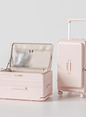 正品G用ldys2025新款行李箱女量大容24寸旅行拉杆箱结实耐密码皮