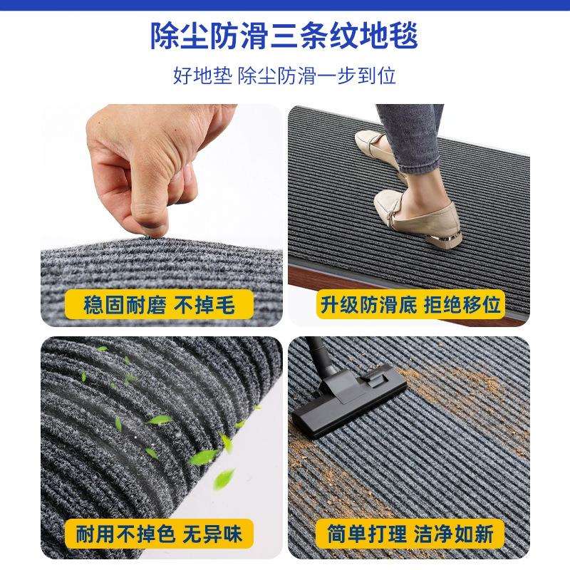 商用条纹地毯进门除尘地垫垫玄店关入户门防滑垫楼酒梯多种颜色脚