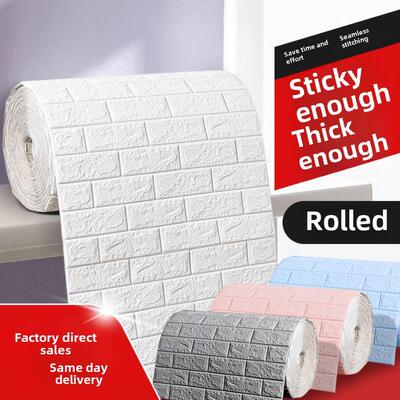 Factory direct sales brick pattern 3D wallpaper wall sticker