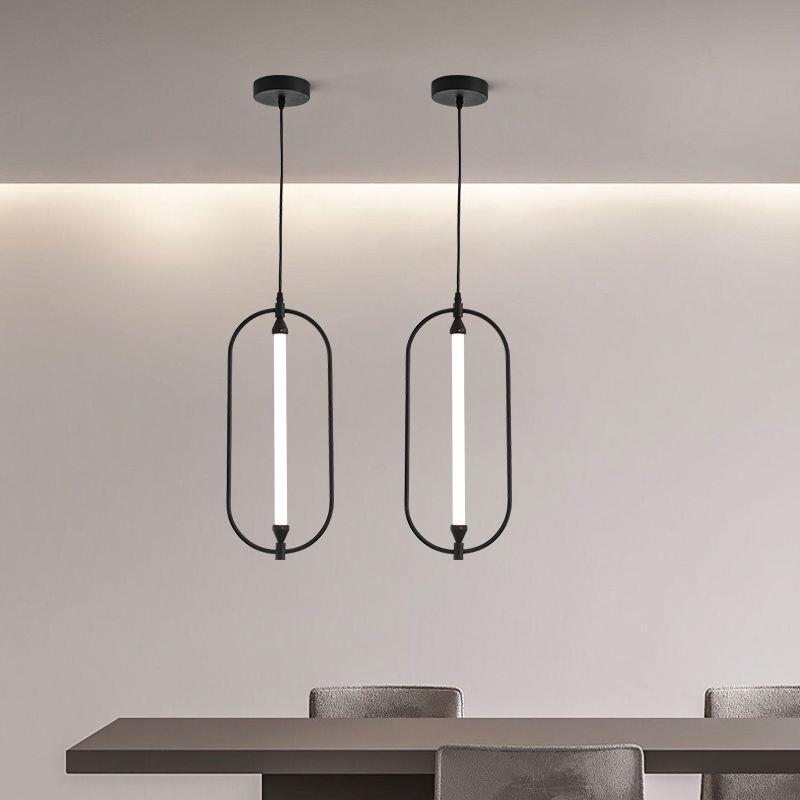 北欧简约led铁艺餐厅过道吊灯古镇过道灯具现代简约家用床头吊灯