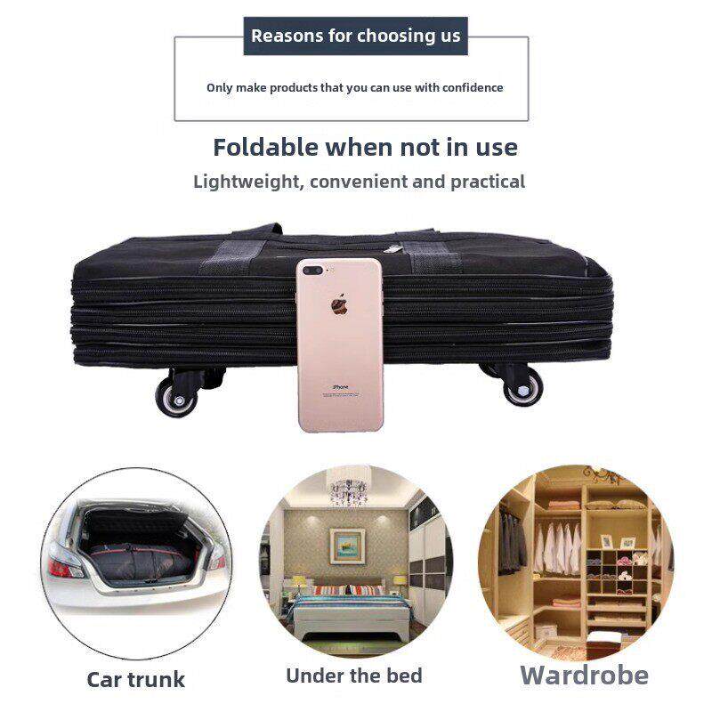 带轮子搬家打包袋收纳袋子蛇皮行李衣服整理箱防水大容量编织袋子