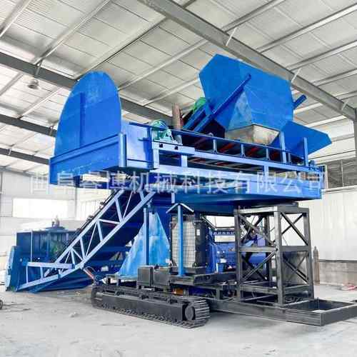 土方铲取料装车机 螺旋式自动进料扒渣机 200方履带扒料机