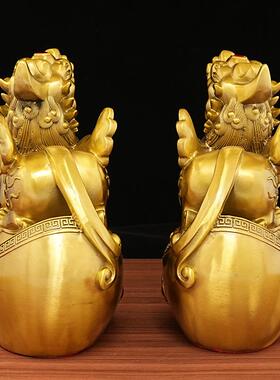 元宝貔貅家居铜摆件黄铜工艺品厂家开业送礼乔迁送祝福铜摆饰