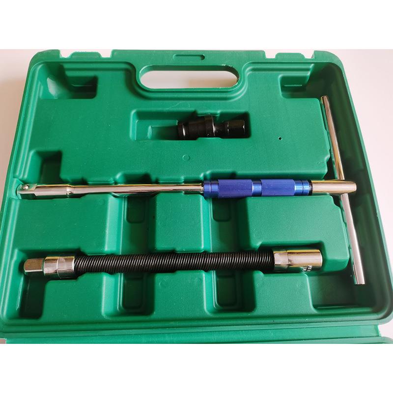 电动长扳手套筒头加套筒件套气装1VXY/2电泳黑动套筒2头套装