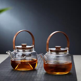 家用玻璃烧水全自动煮茶功夫茶具 提梁壶电陶炉煮茶器小型茶炉套装