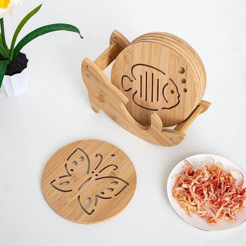 天然楠竹隔热垫餐桌耐高温防烫竹制隔热垫盘子砂锅垫热水壶垫碗垫,餐饮具,一次性餐垫,淘宝优惠券,粉丝福利购,淘宝优惠卷