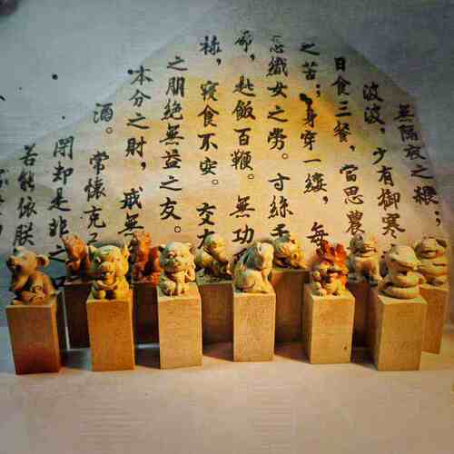 新美术印章矿福建12篆刻寿山石个用品练习十二生肖章套货源源头