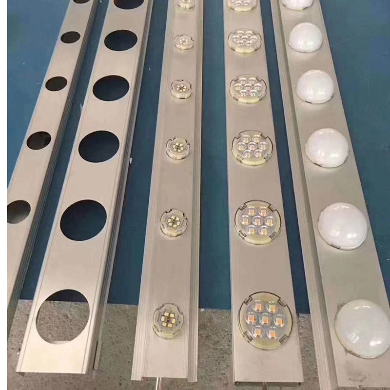 5cm公分铝槽 led点光源铝条 穿孔灯外露灯铝型材轨道U型铝材配件