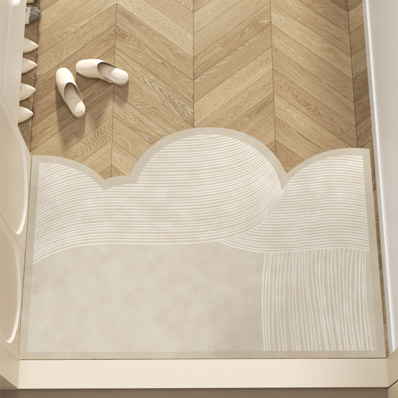 简约可裁剪入户门垫进门大门入户地毯耐脏可擦免洗皮革高级感脚垫,居家布艺,入户地垫,淘宝优惠券,粉丝福利购,淘宝优惠卷