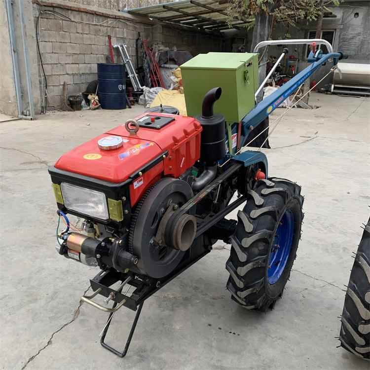 柴油12马力耕地手扶车 果园大棚起垄旋耕机 农业微耕机