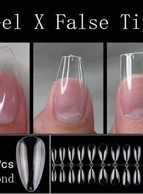..240 Pcs Nail Tips Extension System Soft Gel X Fake Nail Sc