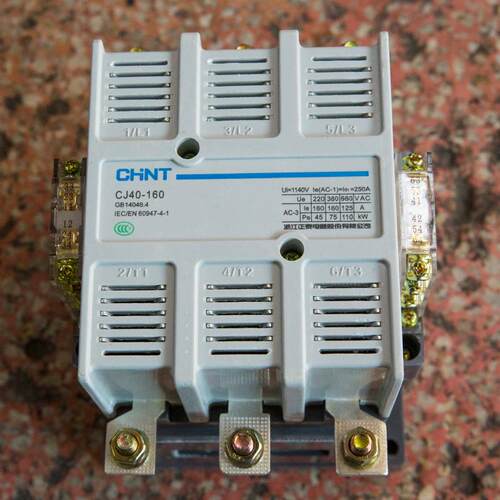 2三EBM低压接触器单CJ40-00A4相8V110V127V2相20V380V交流接触器