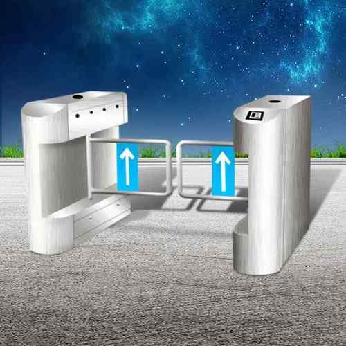 超市学校圆柱摆闸幼儿园翼闸门禁速通门人行通道闸机三辊闸