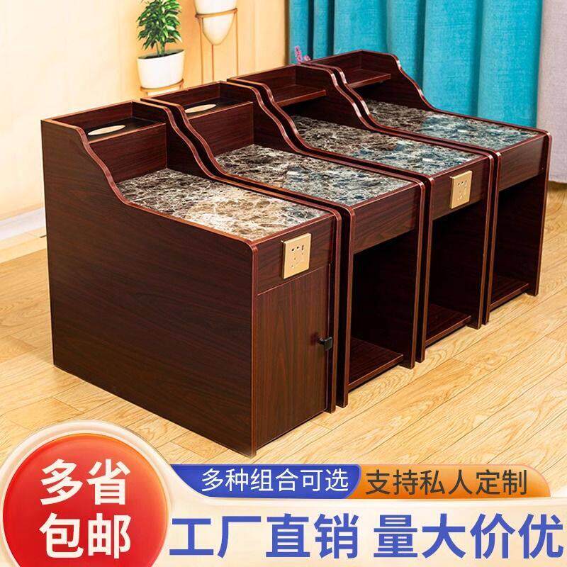 足浴茶几柜足疗沙发茶几经济型桑拿浴场按摩美容浴足柜美甲小茶几