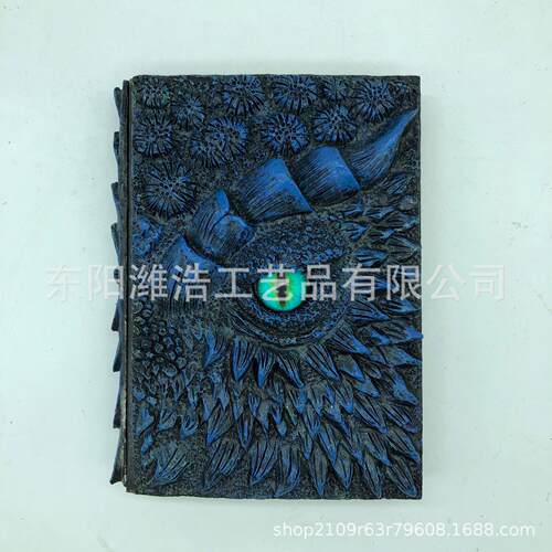 新款笔记手账本简约个性龙眼浮雕记事本创意复古活页笔记本