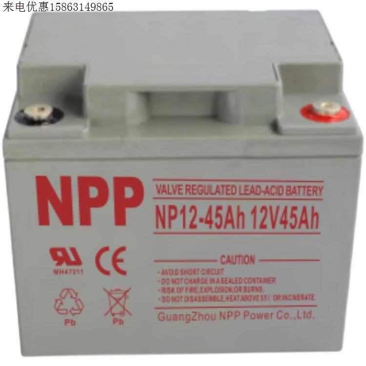 耐普蓄电池NP12-45Ah蓄电池12V45AHUPS电源直流屏专用默认项