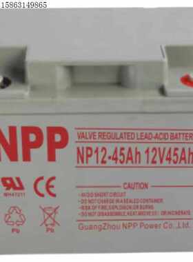 耐普蓄电池NP12-45Ah蓄电池12V45AHUPS电源直流屏专用默认项
