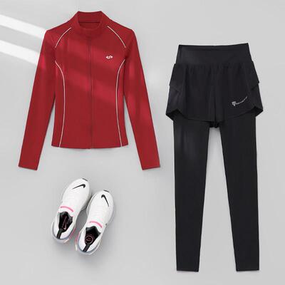 骑行服女高级感公路自行车2025新款春季长袖户外爬山速干运动套装