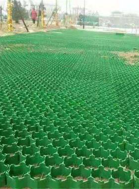 厂家供应塑料植草格平口灰色黑色植草格停车位人 行道植草格