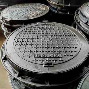 球墨铸铁井盖700*水800雨污电力电缆井盖水700井井盖铸雨铁圆盖