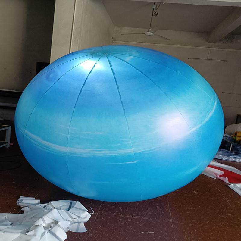 充气九大行星天王星带灯内置风机球形场地装饰品广告模型策划活动