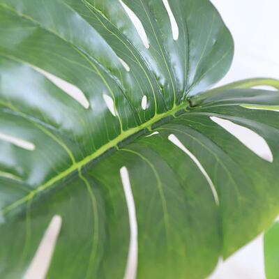 INS网红北绿植欧9034客厅落地仿真服龟背竹店装饰品大装型植物盆