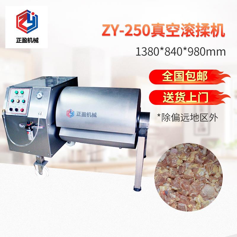 正盈真空滚揉机ZY-250调味腌制嫩化滚揉机混合拌馅真空滚揉机