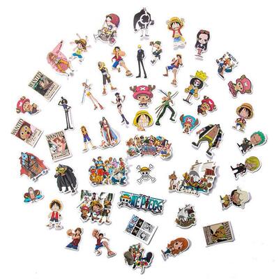 150Pcs One Piece Luffy Stickers Anime Sticker Notebook Mo