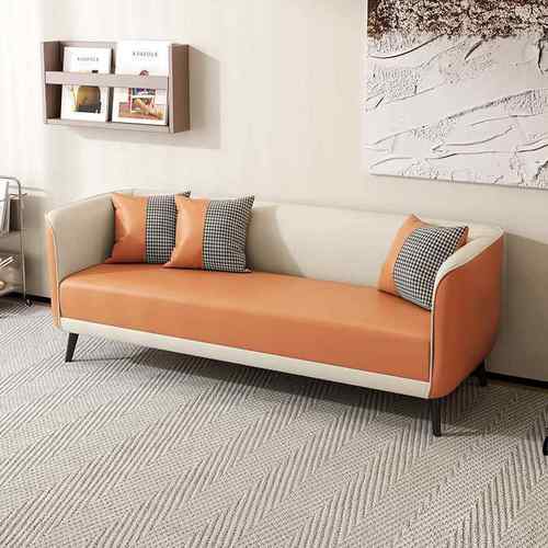 意式轻奢小装户型沙免洗科技布双人三发人DST租出房服店网红小沙