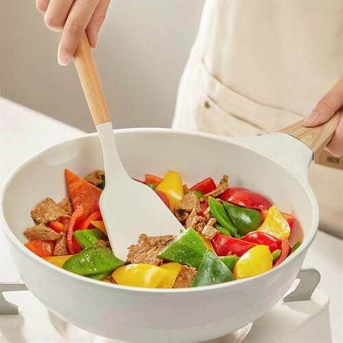 Non-stick silicone spatula heat resistant spatula soup spoon