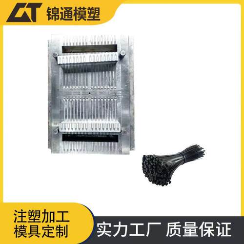 28腔200/300扎带模具带镶块设计精密注塑模具台州模具工厂